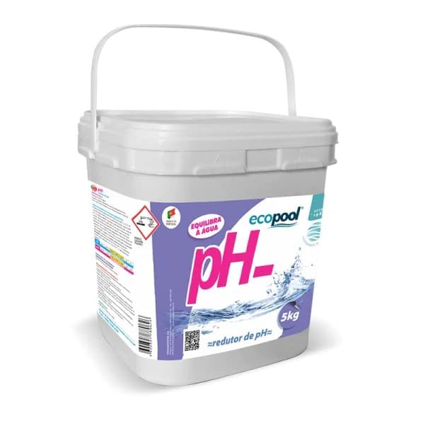 Redutor do PH (-) Sólido Ecopool 5 Kg