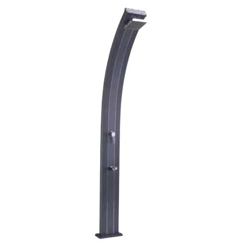 Duche Solar Curvo 30L - alumínio antracite