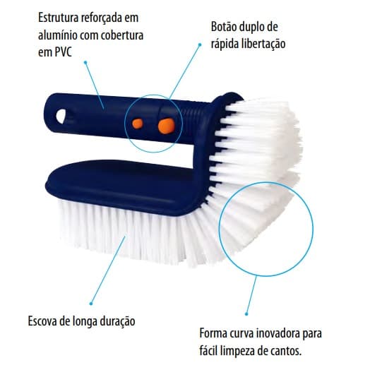 Escova limpa paredes multiusos FX PRO