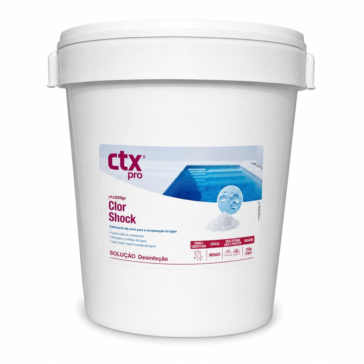 CLORO SHOCK DICLORO GRANULADO 55 % CTX-200/GR 25 Kg
