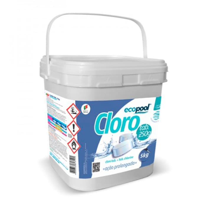 Cloro T-250g 25kg Ecopool