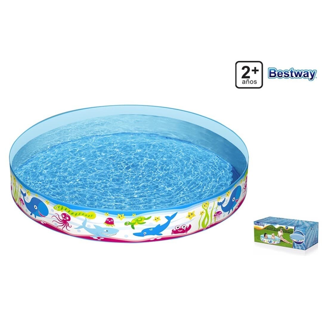 Piscina BestWay infantil rígida Marine World Ø152X25CM