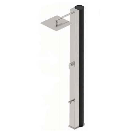 Duche Solar inox - 50L c/ lava pés