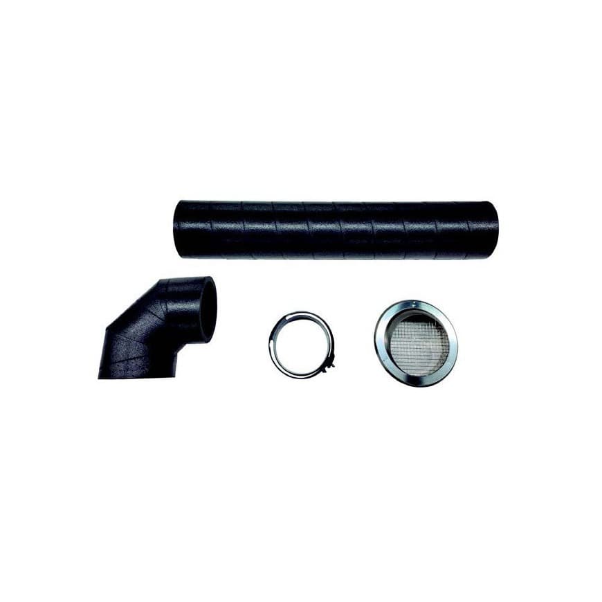 Curva + troço de um metro de Ø160 mm - Baxi