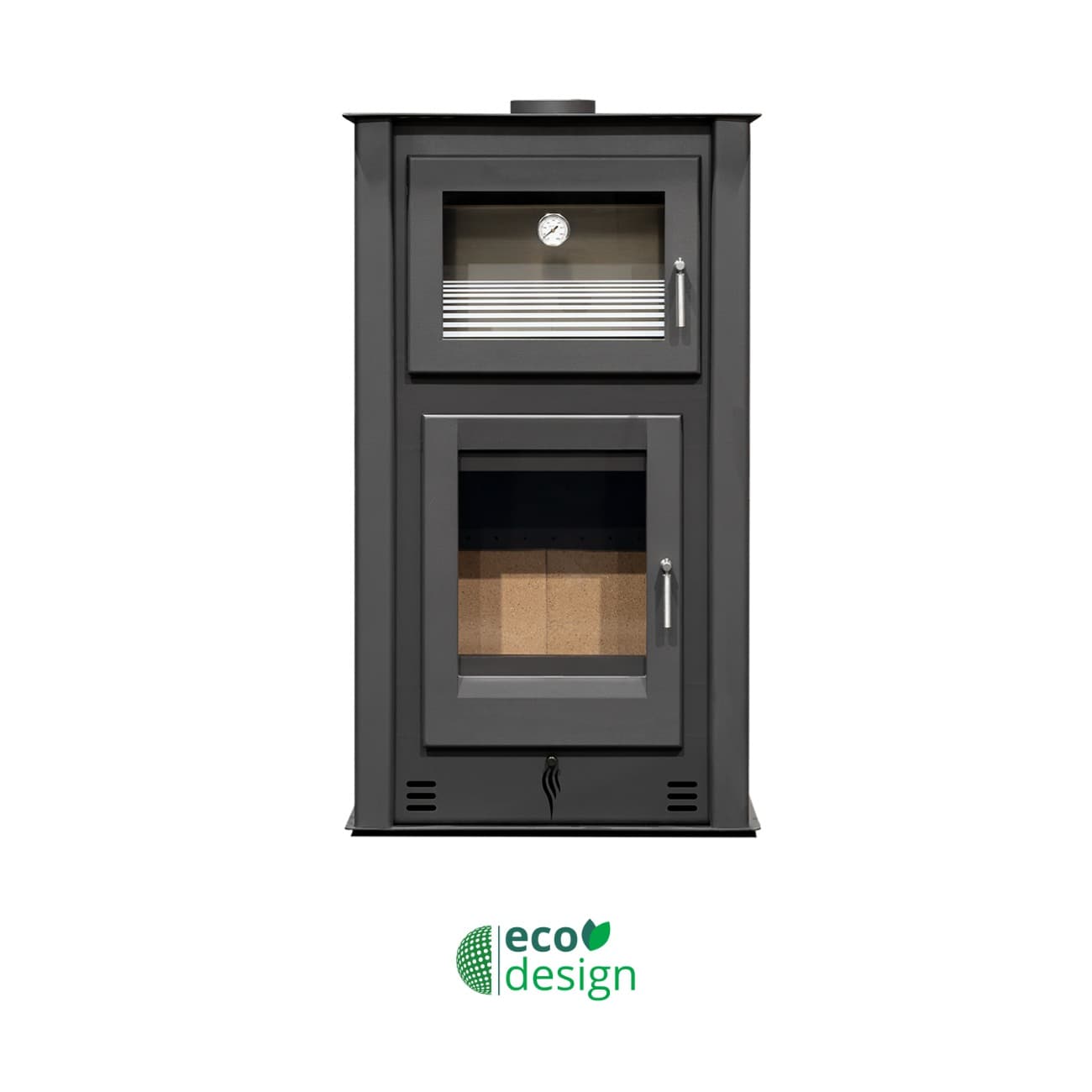 Salamandra a lenha METLOR ÍRIS N990 8.5 KW com forno