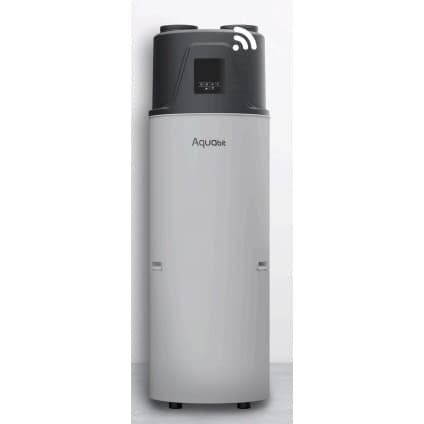 Bomba de Calor AQS Aço inox Duplex com serpentina 200 Litros