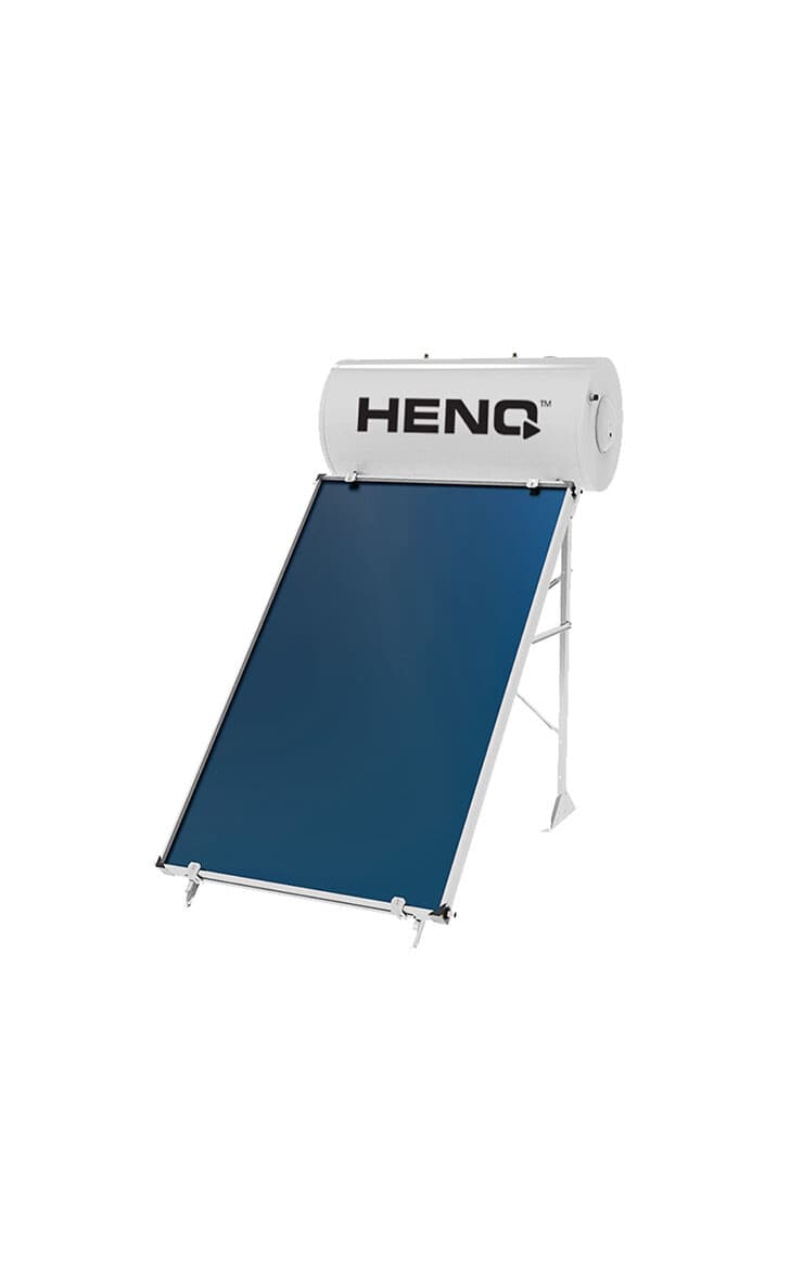 Termossifão HENQ 150L a 300L Suporte Cobertura Plana