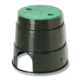 Caixa Circular de Jardim com Tampa Diametro 21cm