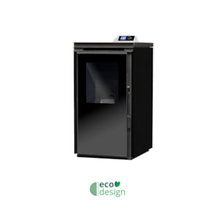 Salamandra a pellets  METLOR ADRIANA CRISTAL 8 de 8.2KW