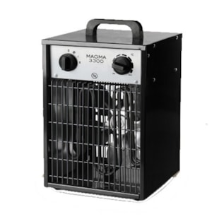 Aquecedor elétrico industrial com ventilador