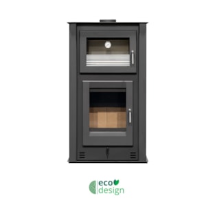 Salamandra a lenha METLOR ÍRIS N990 8.5 KW com forno