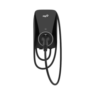 Fox Ess Carregador VE Plug 22Kw Type 2 Preto (BT+RFID+WIFI+OCPP)
