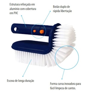 Escova limpa paredes multiusos FX PRO