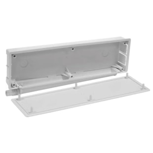 CAIXA PRÉ-INSTALAÇÃO COM ESCOAMENTO 392 x 112 x 45 mm