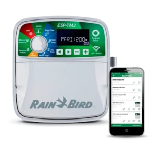 Controlador Programador Rain Bird  TM2 4-230V int 4 estações