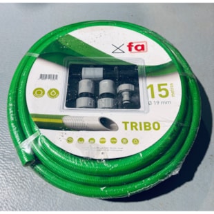 Mangueira de Jardim em Rolo 15m com acessórios- Tribo 3/4" 15mm