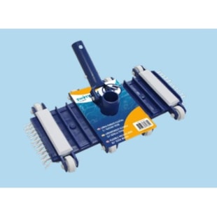 Aspirador manual flexível com escova lateral Swimpool