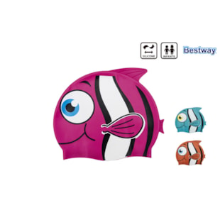 Touca infantil de natação forma de NEMO