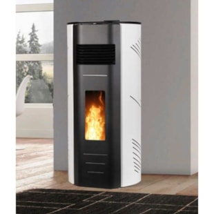 Salamandra a Pellets MEKKA ERA 12 de 11.1Kw Cor Branco