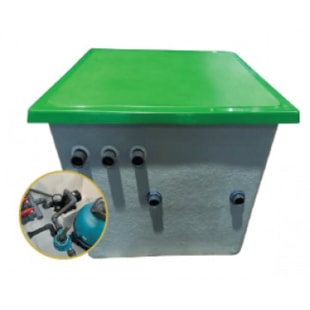 Caseta enterrada:Filtro fkp D.520+bomba 1cv+lig