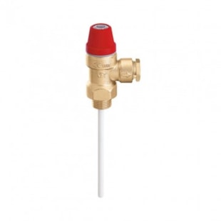 Válvula segurança térmica Caleffi 3/4" M x 22 mm 3 bar 90ºC