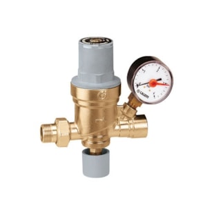 Grupo enchimento Caleffi 1/2" anticalcário com manómetro
