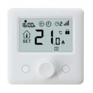 Termostato digital frio/calor de 5ºC a 35ºC, programável, radiofrequência com funcionalidade Wi-Fi opcional
