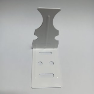 Suporte radiador lacado em L branco